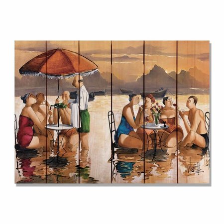 RICKI&APOSS RUGS 33 x 24 in. Wests Beating the Heat Inside & Outside Cedar Wall Art RI951710